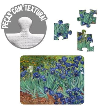 Quebra - Cabeça : Vincent Van Gogh - Lírios (500 pçs)