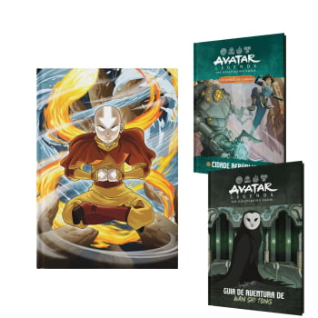 Combo Avatar Legends RPG ( Edição Deluxe + Suplemento Wan Shi Tong + Suplemento Cidade da República