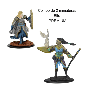 Dungeons & Dragons: Icons of the Realms - Elf Druid Female - Miniatura Premium 