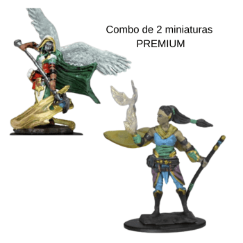 Dungeons & Dragons: Icons of the Realms - Elf Druid Female - Miniatura Premium 