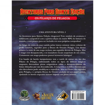 Dungeons & Dragons - Aventuras para Quinta Edição #3 Os Pilares de Pelagia