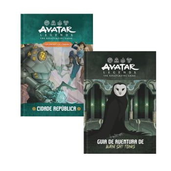 Combo Avatar Legends RPG ( Edição Deluxe + Suplemento Wan Shi Tong + Suplemento Cidade da República