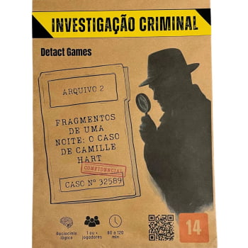 Jogo de Investigação Imersivo - Fragmentos de Uma noite - O Caso de Camille Hart