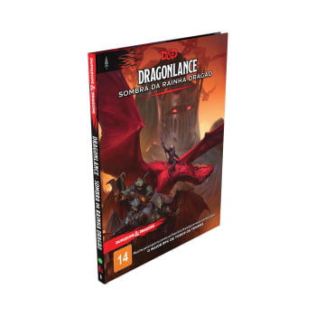 Livro-Jogo Dungeons & Dragons : Dragonlance : Sombra da Rainha Dragão (Português)