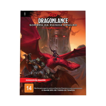 Livro-Jogo Dungeons & Dragons: Dragonlance: Sombra da Rainha Dragão (Português)