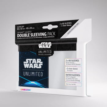 Sleeves Double Sleeving Pack - Space Blue - Gamegenic