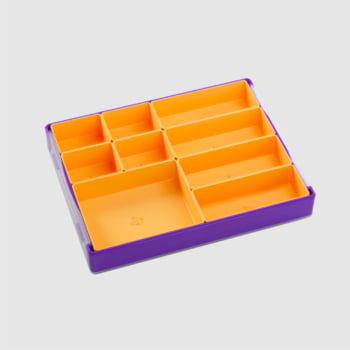 Organizador Gamegenic: Token Silo Convertible Roxo/Laranja