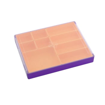Organizador Gamegenic : Token Silo Convertible Roxo/Laranja