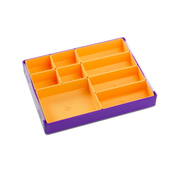 Organizador Gamegenic : Token Silo Convertible Roxo/Laranja