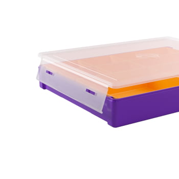 Organizador Gamegenic : Token Silo Convertible Roxo/Laranja