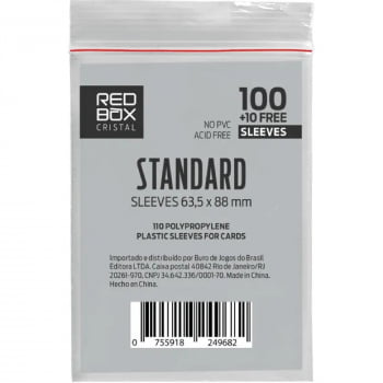 Sleeve Cristal: STANDARD (63,5x88mm) Redbox