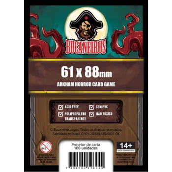 Sleeves Customizado - Arkham Horror: The Card Game (61 x 88) Bucaneiros