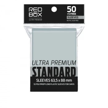 Sleeve Ultra Premium: STANDARD (63,5x88mm) Redbox