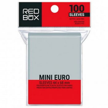 Sleeves Mini Euro (44 x 68mm) Redbox
