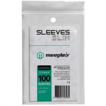 Sleeves Slim Chimera (57,5 x 89mm) MeepleBR 