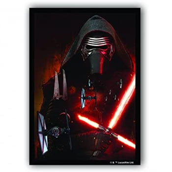 Star Wars - Sleeves Padrão Kylo Ren  (50 unidades)